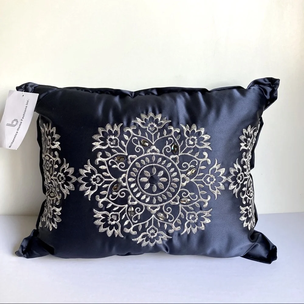 Embroidered Decorative Pillow
